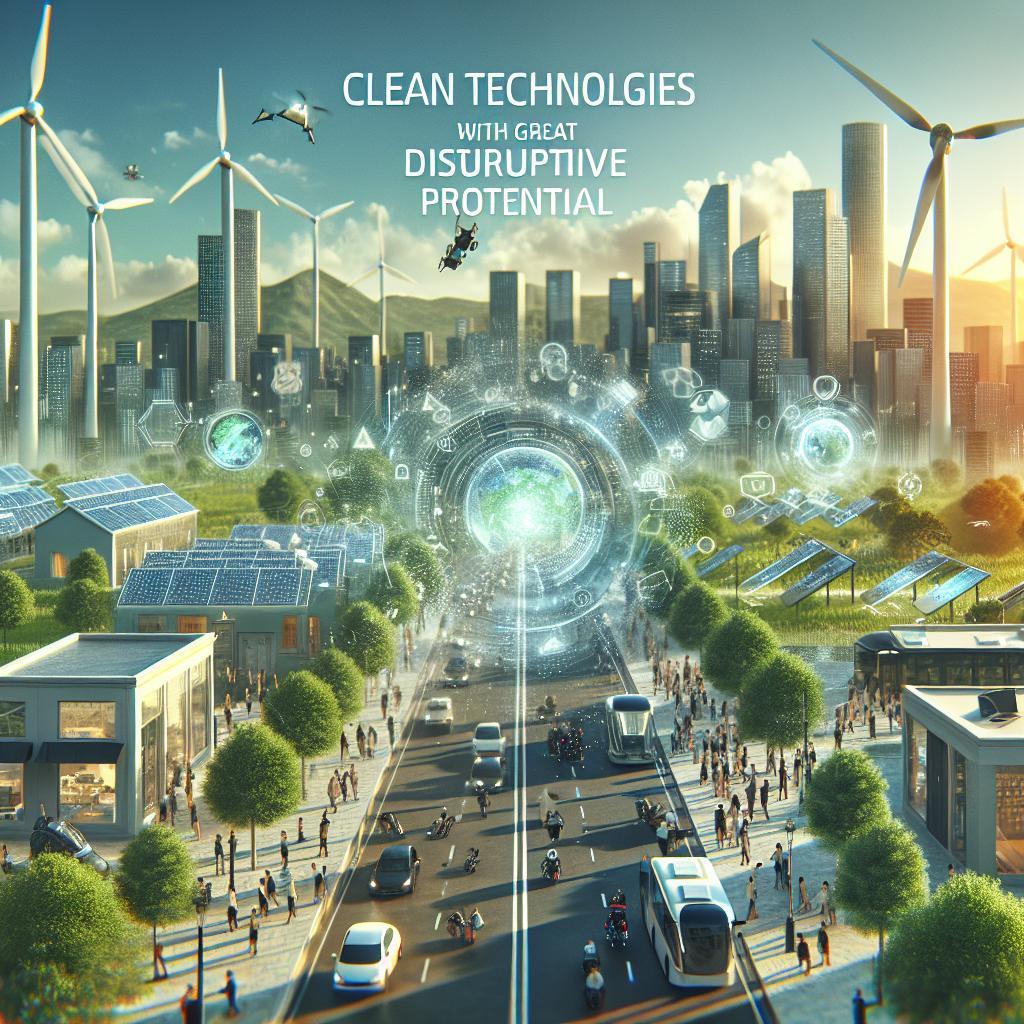 Saubere Technologien mit großem Disruptionspotenzial